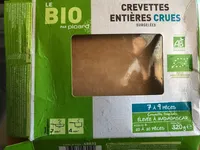 Crevettes entieres crues