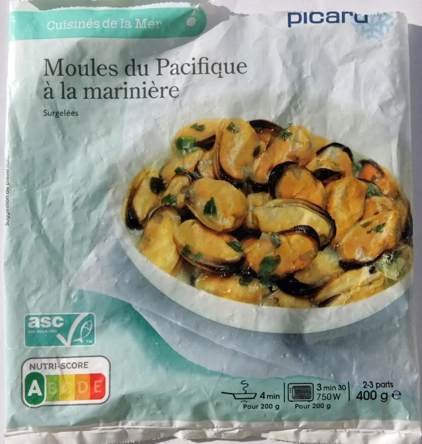 Moules du Pacifique à la marinière