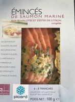 Émincés de saumon mariné