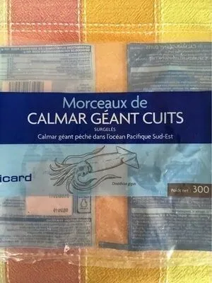 Morceaux de Calmar géant cuits