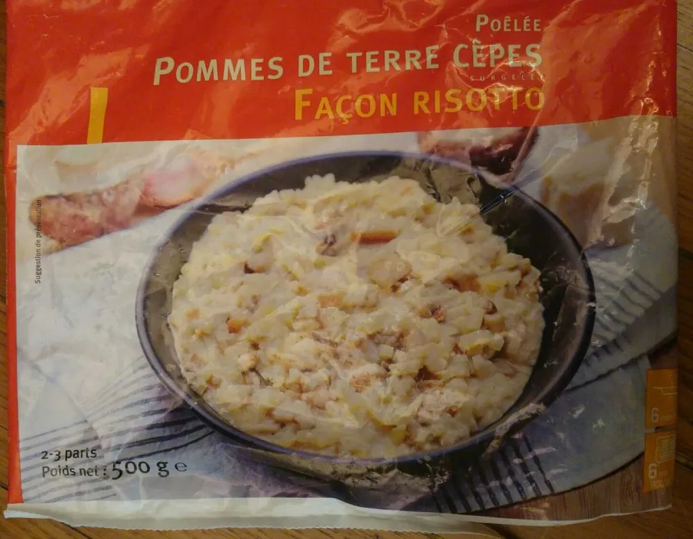 Poêlée Pommes de Terre Cêpes Façon Risotto