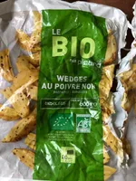 Wedges au poivre noir