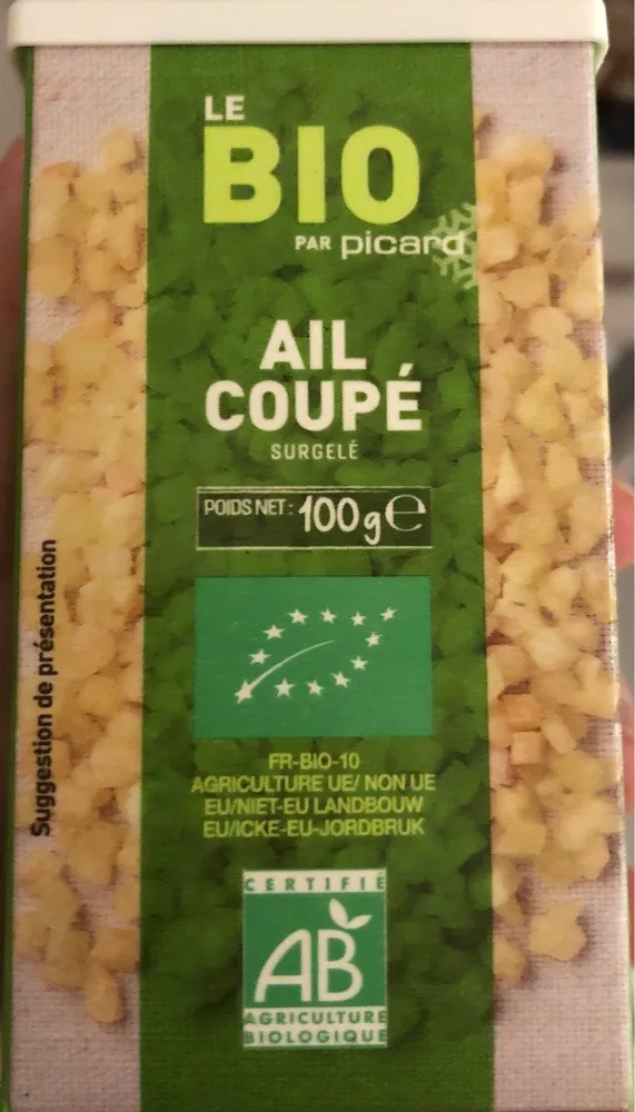Ail coupé surgelé