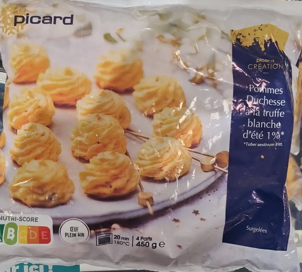 Pommes Duchesse à la truffe blanche d'été 1%