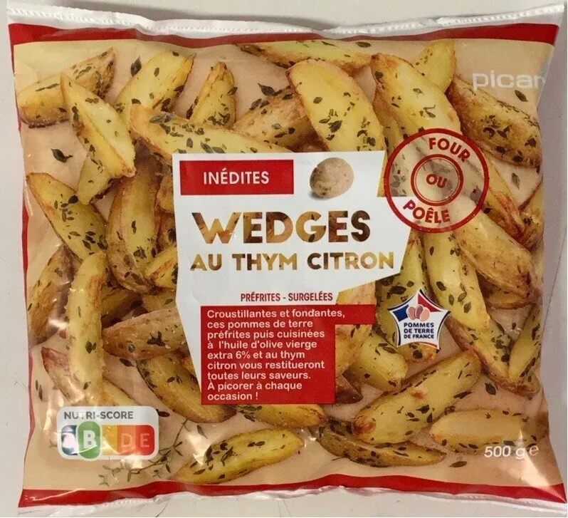 wedges au thym citron