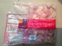 Oignons rouges émincés surgelés