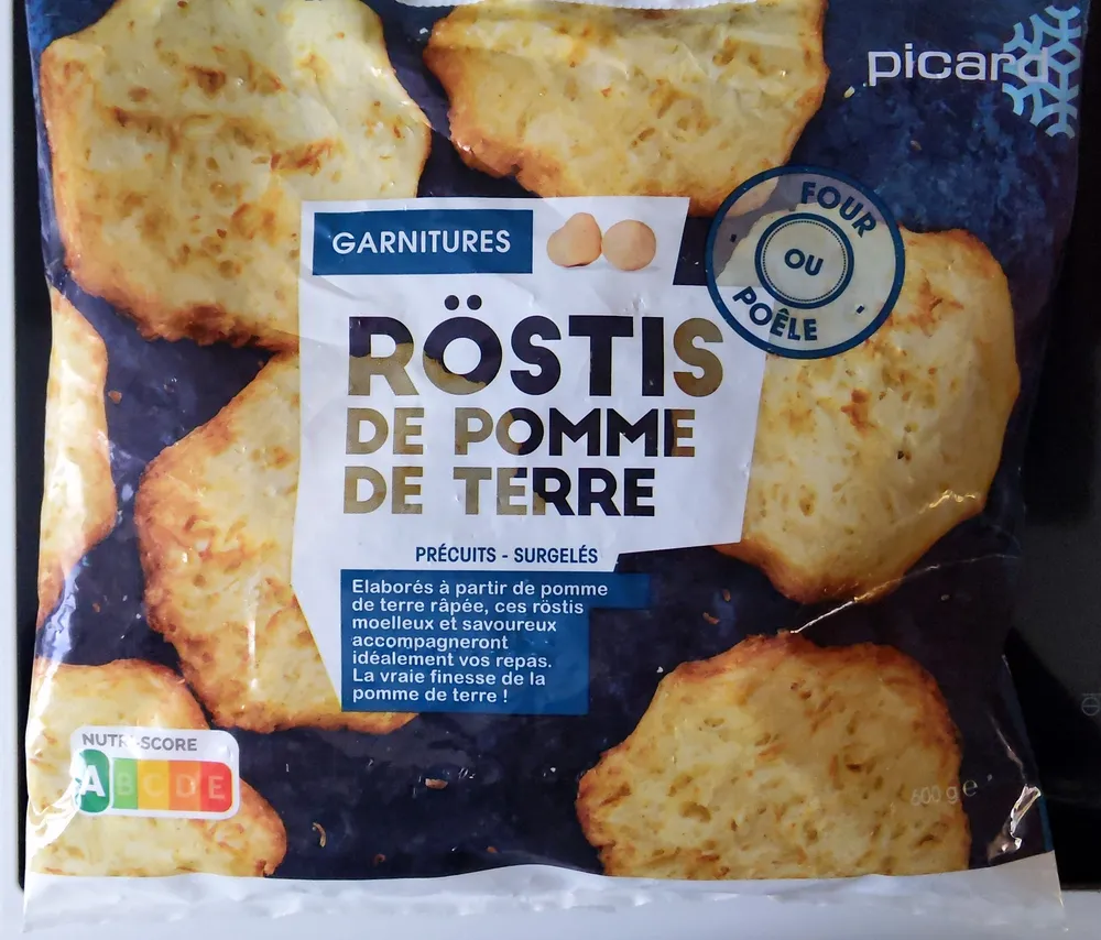 Röstis de pomme de terre