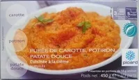 Purée de carotte, potiron, patate douce cuisinée à la crème
