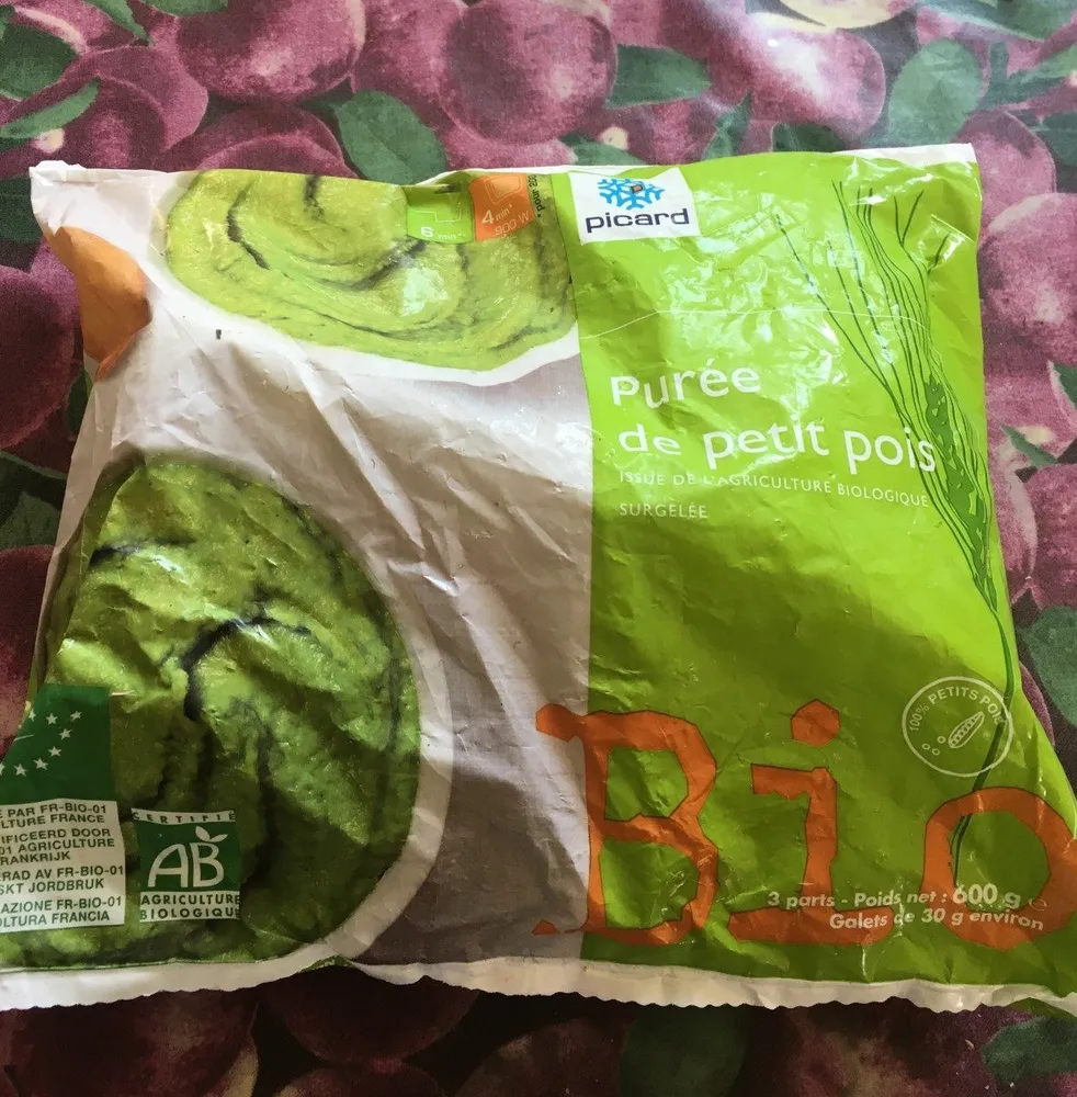Purée de petit pois