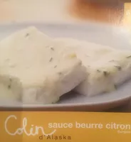 Colin d'Alaska MSC, Sauce Beurre Citron