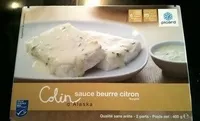 Colin D'alaska Sauce Beurre Et Citron, Boîte De 400 Grammes