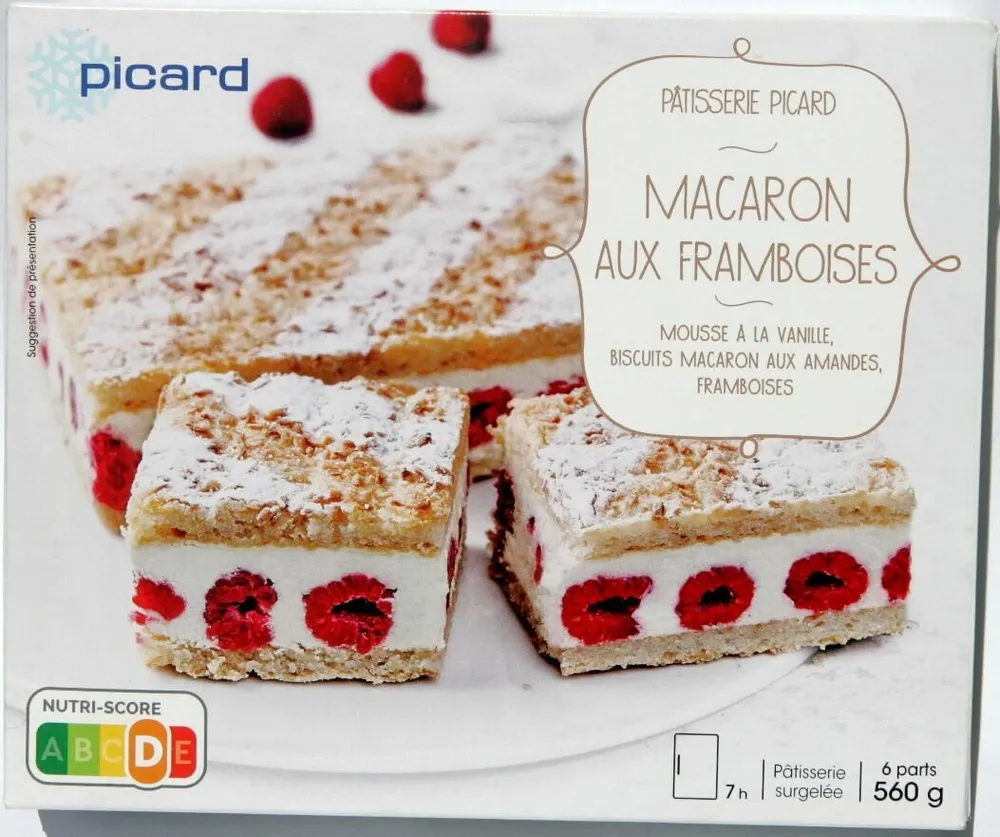 Macaron aux framboises