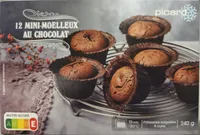 12 Mini-Moelleux au Chocolat