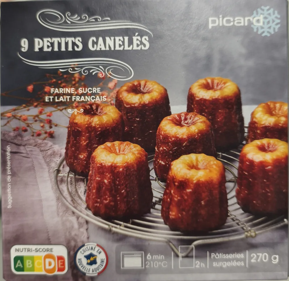 9 petits canelés