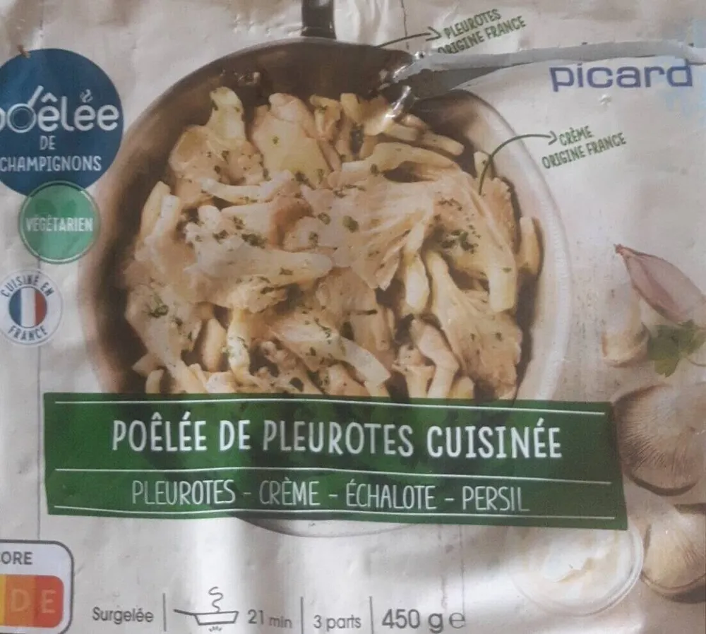 Poêlée de pleurotes cuisinee