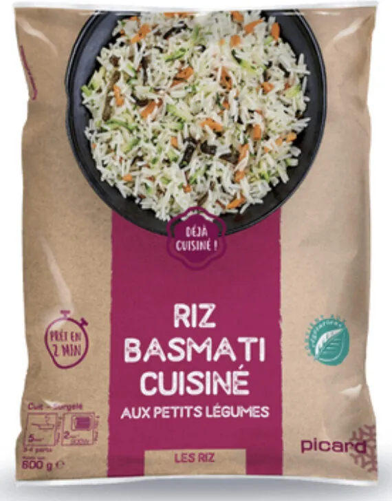 Riz Basmati cuisiné aux petits légumes