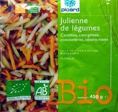 Julienne de légumes Bio
