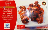 4 brochettes Royal Grill de canard aux 3 poivres