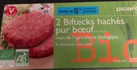 2 Biftecks Hachés Pur Bœuf 5% Bio