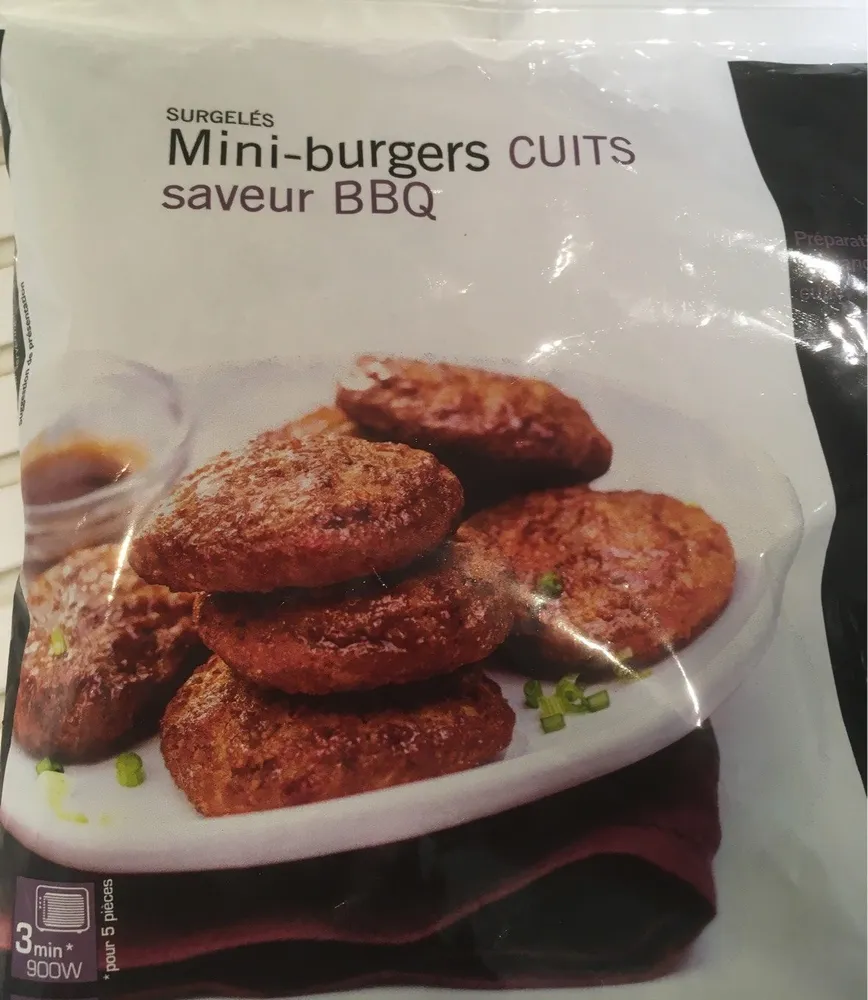 Mini-Burgers Cuits Saveur BBQ
