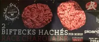 2 Biftecks Hachés Race Charolaise Pur Boeuf Label Rouge
