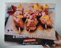 4 BROCHETTES DE POULET — Mariné Tex-Mex