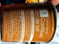 Crème glacée Confiture de lait