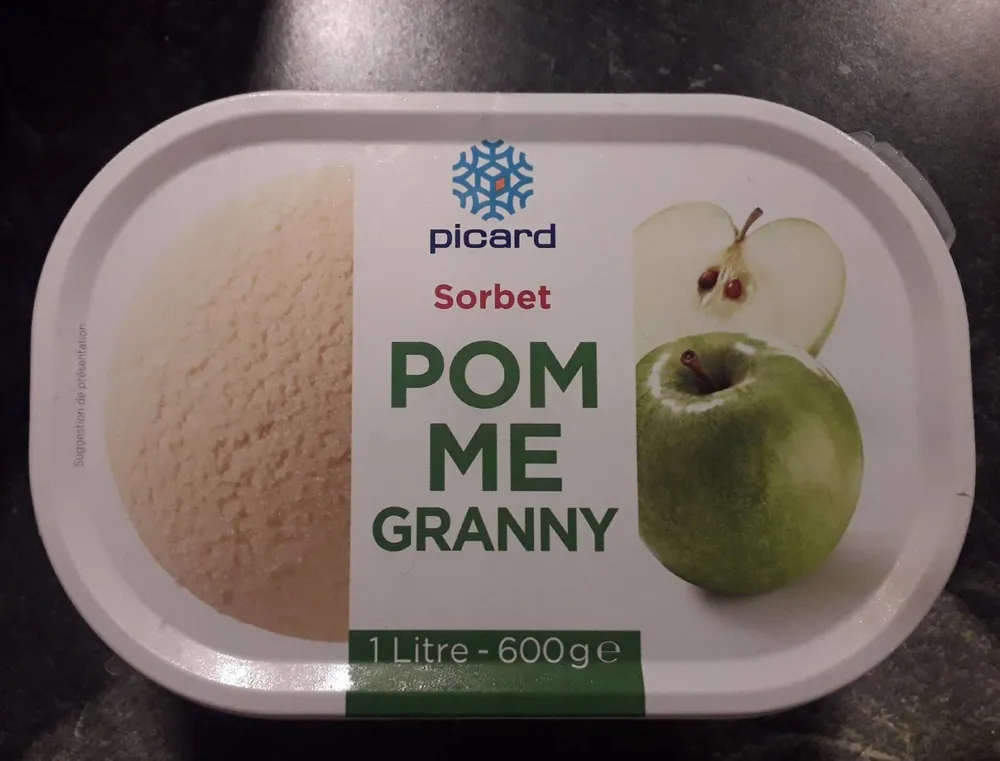 Sorbet Pomme Avec Morceau De Pomme Granny