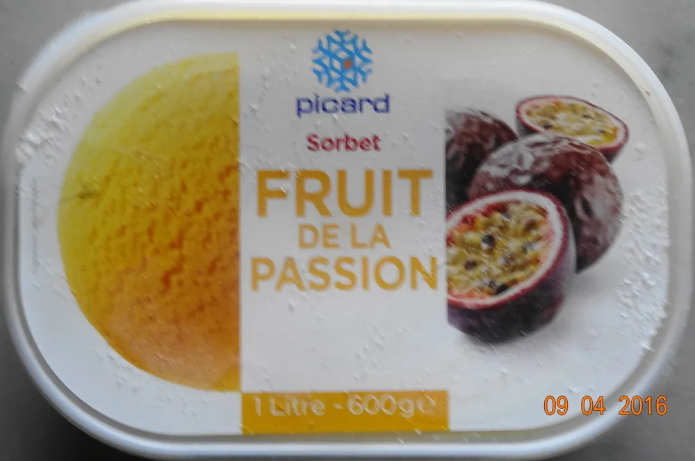 Sorbet fruit de la passion