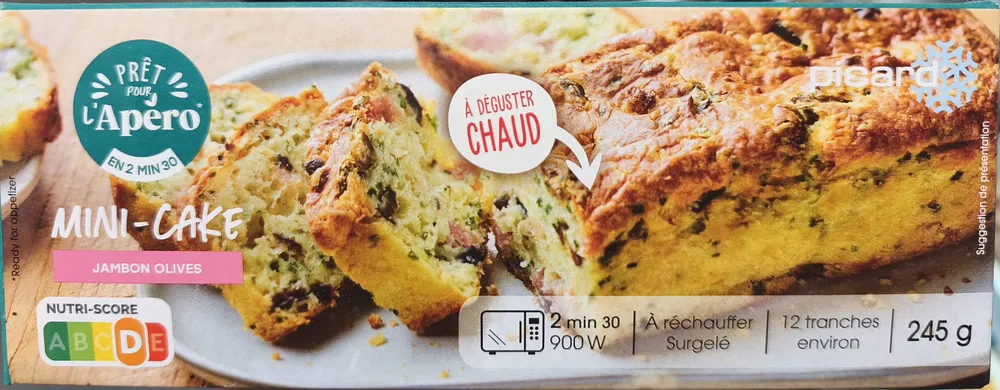 Mini cake jambon olives