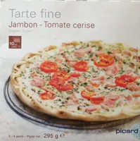 Tarte fine Jambon - Tomate Cerise