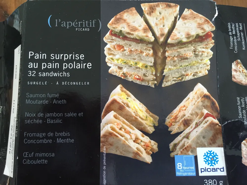Pain surprise au pain polaire