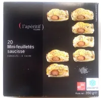 20 Mini-feuilletés saucisse - surgelés 350 g