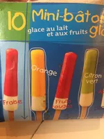 Mini-bâtonnets Glacés Au Lait Et Aux Fruits