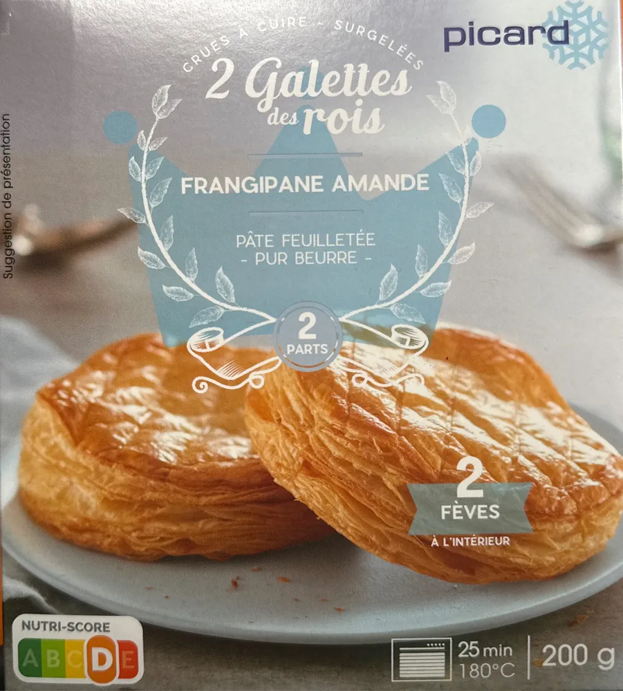 2 galettes des Rois frangipane amande