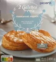 2 galettes des Rois frangipane amande
