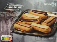 12 Mini-éclairs Praliné, Caramel Au Beurre Salé, Chocolat, Café