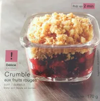 Crumble aux fruits rouges