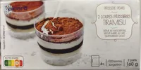 2 Coupes pâtissières Tiramisù