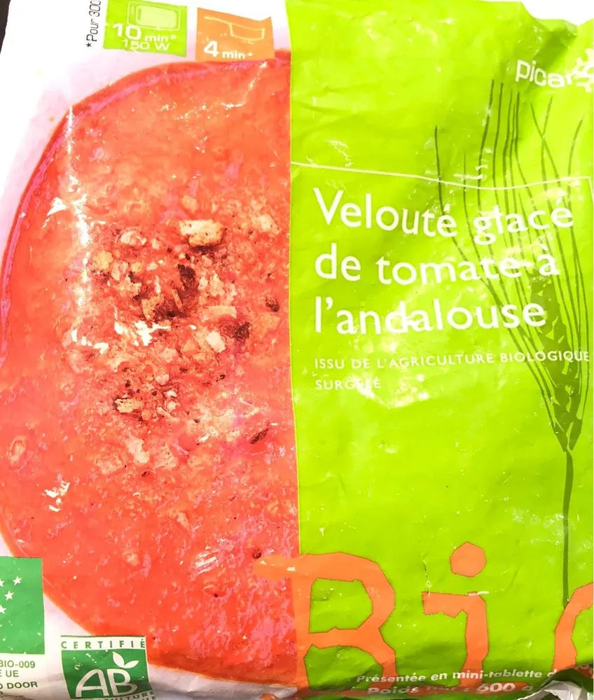 Velouté Glacé de Tomate a l’Andalouse