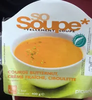 So Soupe Courge Butternut, Crème Fraîche, Ciboulette