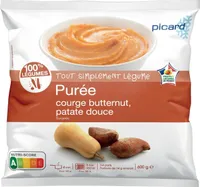 Purée de courge butternut, patate douce