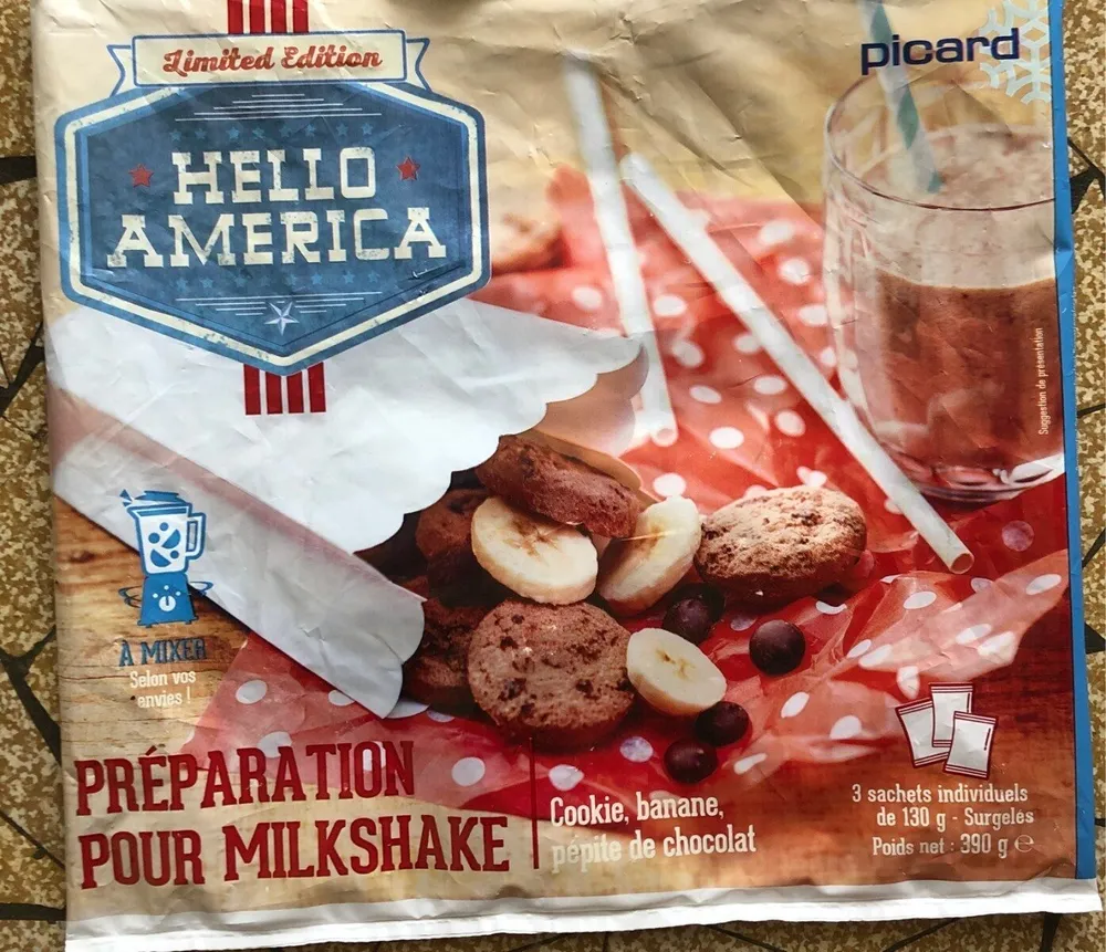 Préparation pour Milkshake