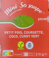 Mini So Soupe - petit pois, courgette, coco, curry vert