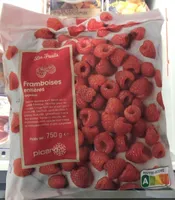 Framboises entières