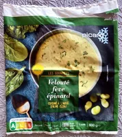 Velouté fève épinards