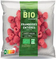 Framboises entières
