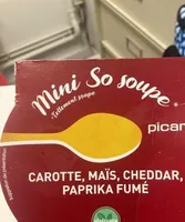 Mini so soupe carotte maïs, cheddar, paprika fumé