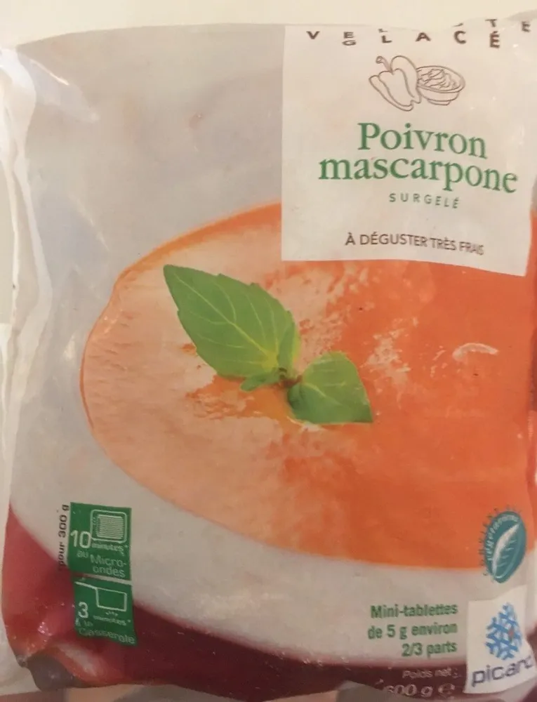 Velouté poivron mascarpone