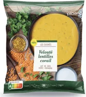 Velouté lentilles corail